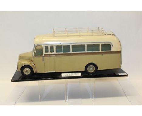 Scale model Harrington - all metal light alloy bus body, suitable for Fordson Thames 180 inch and 202 inch, w/b scale 1/16, m