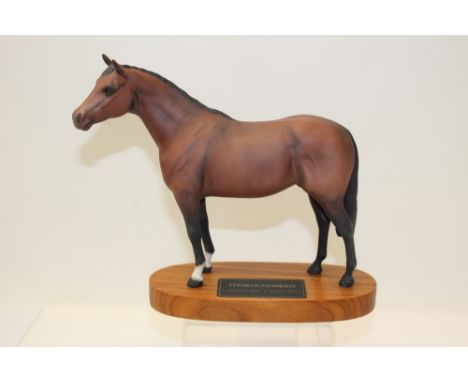 Beswick Connoisseur model - Thoroughbred, on plinth base
