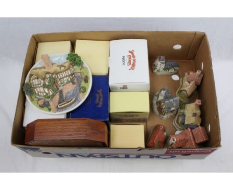 Collection of David Winter cottages - Vicarage, The Post Office, Tile Makers Cottage, The Village Shop, Irish Water Mill, Ced