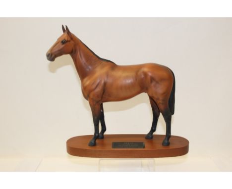 Beswick Connoisseur model - Arkle, on plinth base