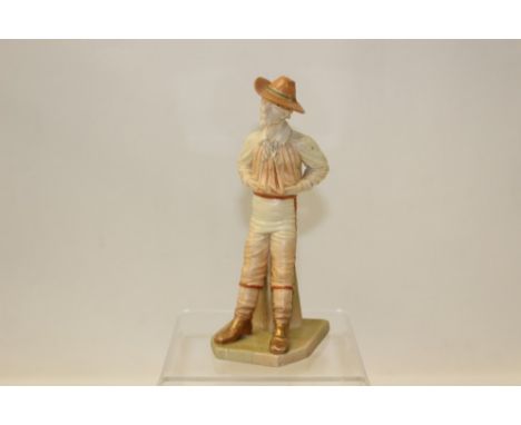 Royal Worcester blush ivory figure 'Yankee' 