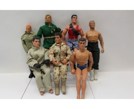 Action Man selection of figures, plus a selection of baseball and other cards