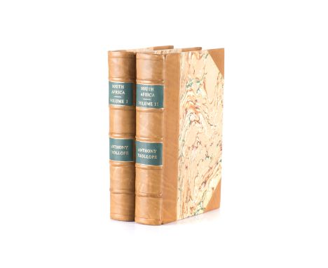 Trollope, Anthony SOUTH AFRICA, 2 VOLS London: Chapman and Hall, 1878 FOURTH EDITION, 8vo, Vol I: vii + 352 pp, 1 fold out ma