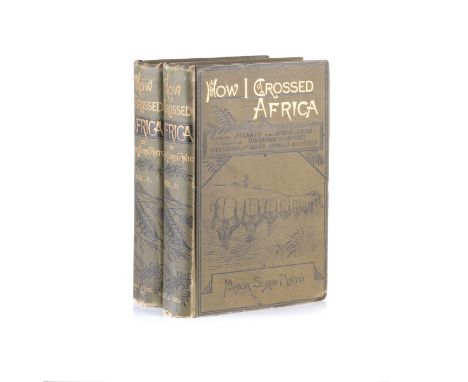 Pinto, Maj. A. A. de Serpa HOW I CROSSED AFRICA, 2 VOLS Philadelphia: J. B. Lippincott &amp; Co., 1881 FIRST US EDITION, 8vo,