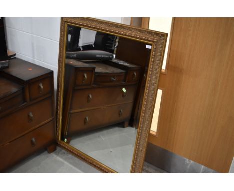 A gilt frame wall mirror, approx. 91 x 117cm