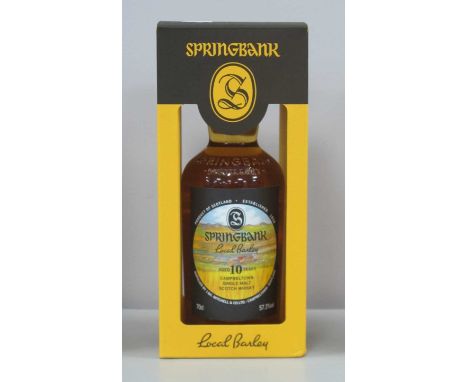 Springbank Campbeltown Single Malt Scotch Whisky Local Barley Aged 10 Years, 70cl., 57.3% Vol.