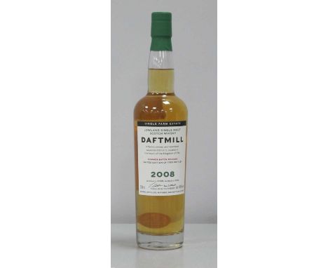 Daftmill (Fife) Lowland Single Malt Scotch Whisky Single Farm Estate Summer Batch Release 2008; distilled in 2008, bottled in