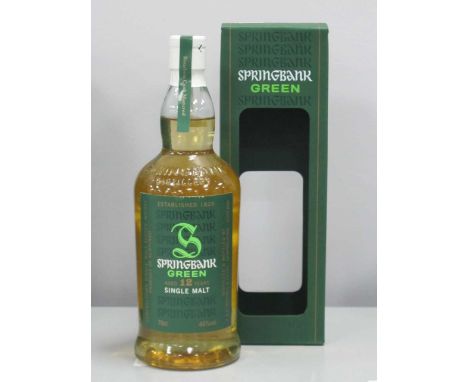 Springbank Campbeltown Single Malt Scotch Whisky Green Aged 12 Years, bourbon cask matured, 70cl., 46% Vol.