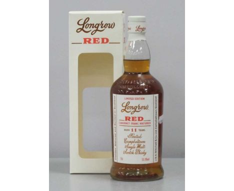 Longrow Limited Edition Red Cabernet Franc Matured Aged 11 Years, Peated Campbeltown Single Malt Scotch Whisky, 70cl., 55.9% 