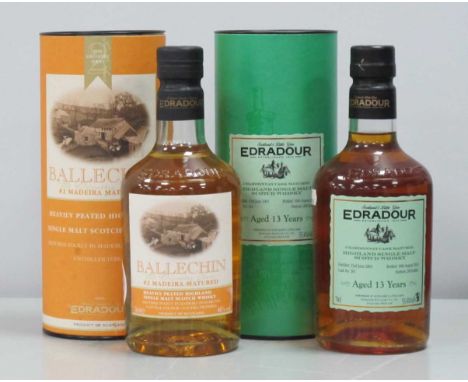 Edradour Highland Single Malt Scotch Whisky; Ballechin #2 Madeira matured, The Discovery Series, 70cl., 46% Vol.; Aged 13 Yea