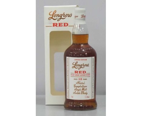 Longrow Limited Edition Red Chilean Cabernet Sauvignon Matured Aged 13 Years, Peated Campbeltown Single Malt Scotch Whisky, 7