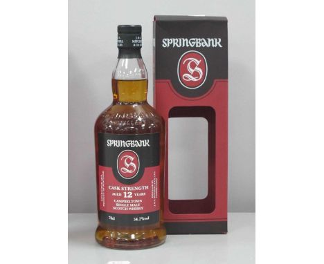 Springbank Campbeltown Single Malt Scotch Whisky Cask Strength Aged 12 Years, 70cl., 54.2% Vol.