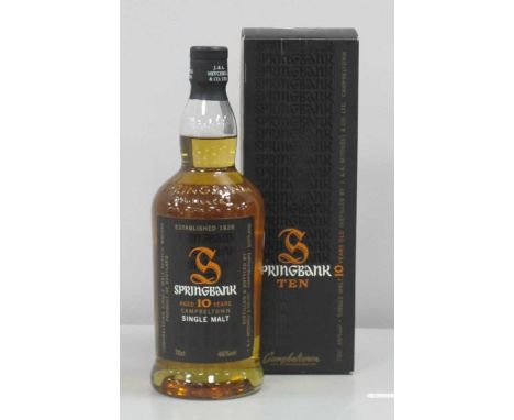 Springbank Campbeltown Single Malt Scotch Whisky, Aged 10 Years, 70cl., 46% Vol.