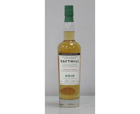 Daftmill (Fife) Lowland Single Malt Scotch Whisky Single Farm Estate Summer Batch Release 2010 distilled in 2010, bottled in 