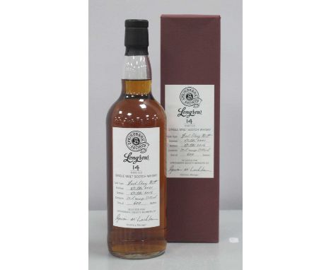 Springbank Society Longrow Single Malt Scotch Whisky 14 Years Old, cask type fresh sherry butt, distilled October 2001, bottl