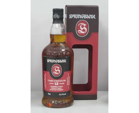 Springbank Campbeltown Single Malt Scotch Whisky Cask Strength Aged 12 Years, 70cl., 55.3% Vol.