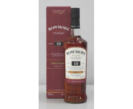 Bowmore Islay Single Malt Scotch Whisky Aged 19 Years, French Oak Barrique, 700ml., 48.9% Vol.