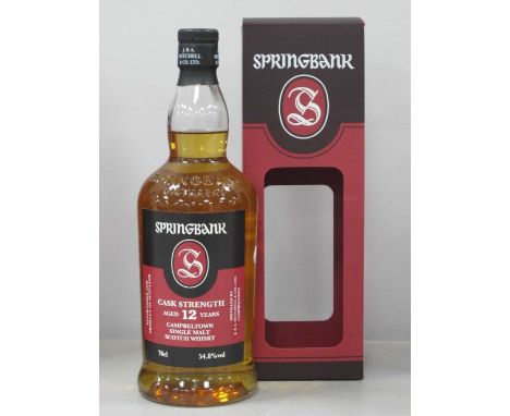 Springbank Campbeltown Single Malt Scotch Whisky Cask Strength Aged 12 Years, 70cl., 54.8% Vol.