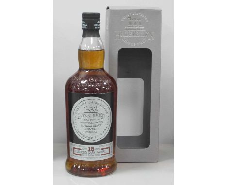 Springbank Distillery Hazelburn Triple Distilled Campbeltown Single Malt Scotch Whisky, Aged 13 Years, Oloroso Cask Matured, 