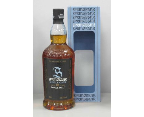 Springbank Campbeltown Single Malt Scotch Whisky Single Cask Aged 12 Years, distilled April 2003, bottled April 2015 cask typ