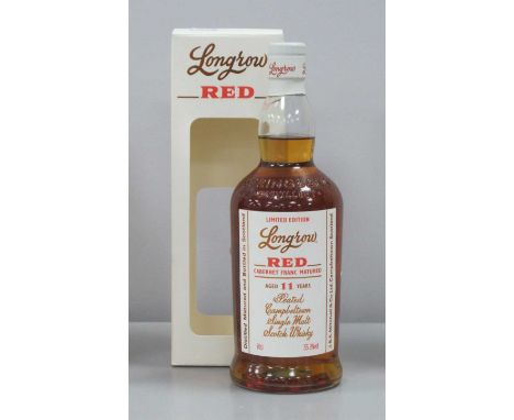 Longrow Limited Edition Red Cabernet Franc Matured Aged 11 Years, Peated Campbeltown Single Malt Scotch Whisky, 70cl., 55.9% 