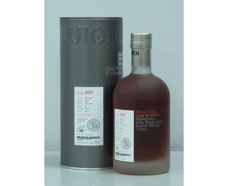 Bruichladdich Islay Single Malt Scotch Whisky - Vintage 2007 - Distillery Micro-Provenance Series, Single Cask; strength 60.3