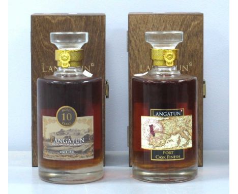 Langatun Distillery Swiss Single Malt Scotch Whisky - Aged 10 Years, distilled 04.03.2008, bottled 26.08.2018, cask NR. 4 / c