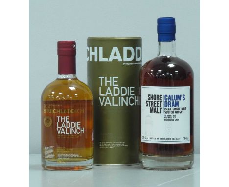 Bruichladdich - The Laddie Valinch, limited edition, single cask distillery only release, organic barley cask no. 1724, bourb