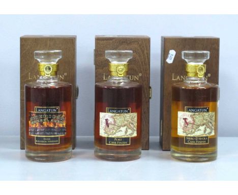 Langatun Distillery Swiss Single Malt Scotch Whisky - American Barrel Aged Swiss Bourbon Whisky, private cask, distilled 17.0
