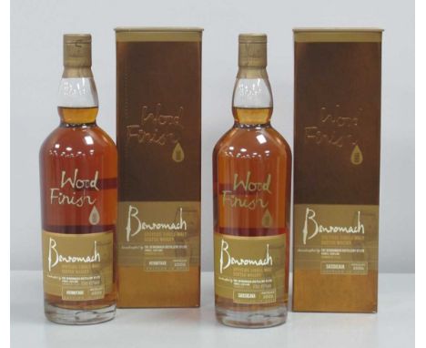 The Benromach Distillery Speyside Single Malt Scotch Whisky Wood Finish - Hermitage, distilled 2005, bottled 2015, 70cl., 45%