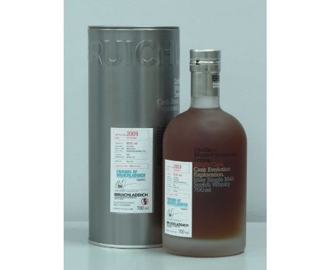 Bruichladdich Islay Single Malt Scotch Whisky - 2009 - Distillery Micro-Provenance Series, Single Cask; strength 55.6%, disti