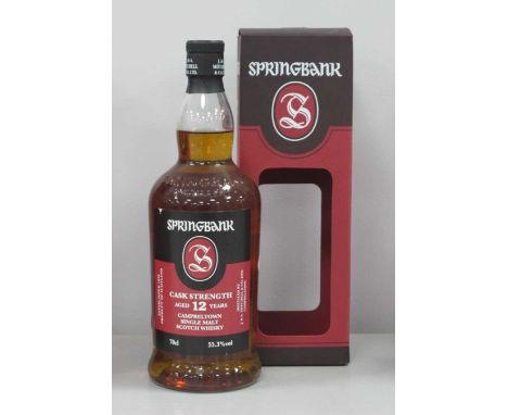 Springbank Campbeltown Single Malt Scotch Whisky Cask Strength Aged 12 Years, 70cl., 55.3% Vol.