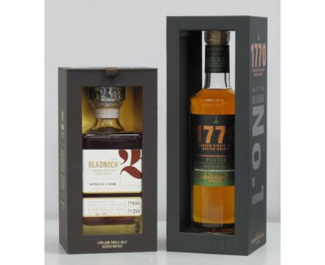 Bladnoch Lowland Single Malt Scotch Whisky Single Cask Exclusive Release, red wine hogshead, distilled January 2008, bottled 