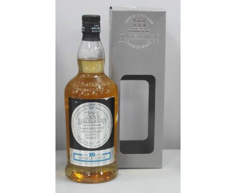 Springbank Distillery Hazelburn Triple Distilled Campbeltown Single Malt Scotch Whisky, Aged 10 Years Single Cask, distilled 