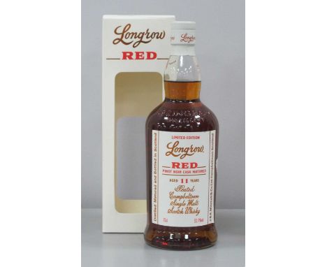 Longrow Limited Edition Red Pinot Noir Cask Matured Aged 11 Years, Peated Campbeltown Single Malt Scotch Whisky, 70cl., 53.1%