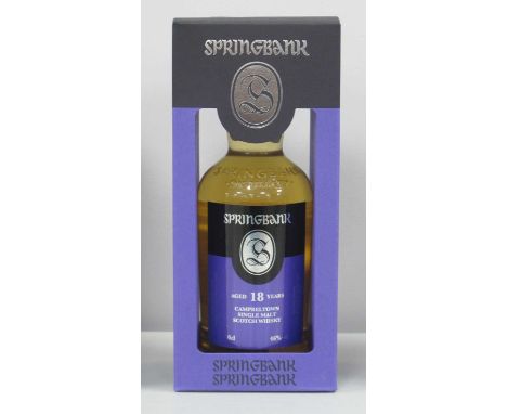 Springbank Campbeltown Single Malt Scotch Whisky Aged 18 Years, 70cl., 46% Vol.