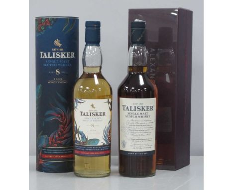 Talisker Single Malt Scotch Whisky, Aged 8 Years 2020 Special Release, natural cask strength, first ever carribean rum cask f