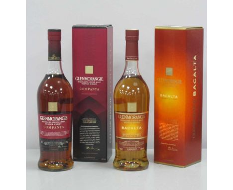 The Glenmorangie Distillery Highland Malt Scotch Whisky - Companta Private Edition, extra matured clos de tart and cotes du r