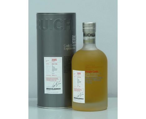 Bruichladdich Islay Single Malt Scotch Whisky - 2005 - Distillery Micro-Provenance Series, Single Cask; Age 10 Years, strengt