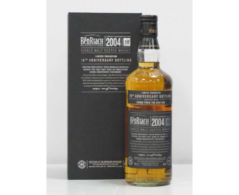 The Benriach Single Malt Scotch Whisky Limited Production 10th Anniversary Bottling, strictly limited bottling from 2004 Vint