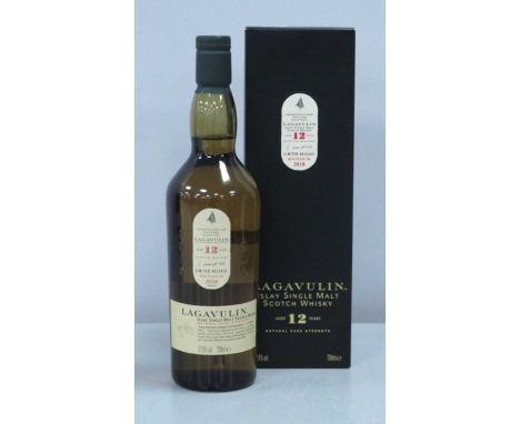 Lagavulin Islay Single Malt Scotch Whisky Aged 12 Years Limited Release, bottled in 2018, natural cask strength, 700ml., 57.8