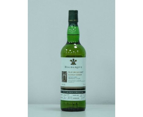 Highgrove Islay Single Malt Scotch Whisky, matured for a minimum of 12 years, distilled and bottled in Scotland by Laphroaig 