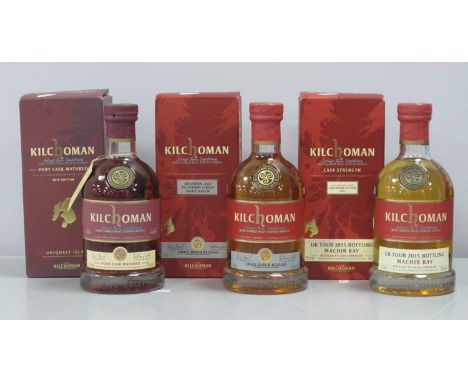 Kilchoman Islay Single Malt Scotch Whisky, Port Cask Matured, 2018 Edition, year released 2018, 10,000 bottles in batch, 700m