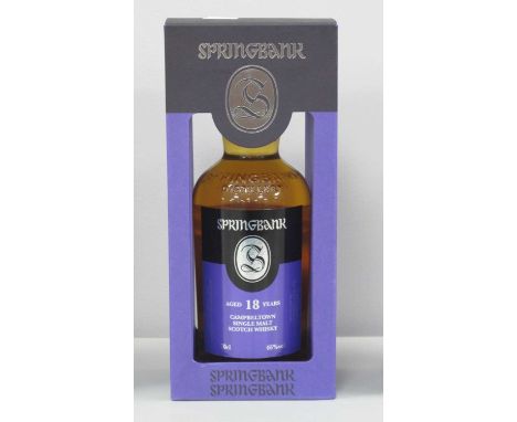 Springbank Campbeltown Single Malt Scotch Whisky Aged 18 Years, 70cl., 46% Vol.