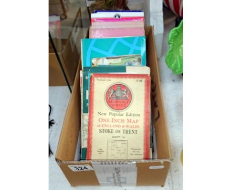 A collection of ordnance survey maps, various dates and places