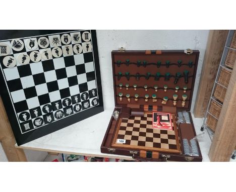 A games compendium and a magnetic chess set