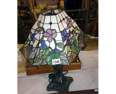 A Tiffany style table lamp