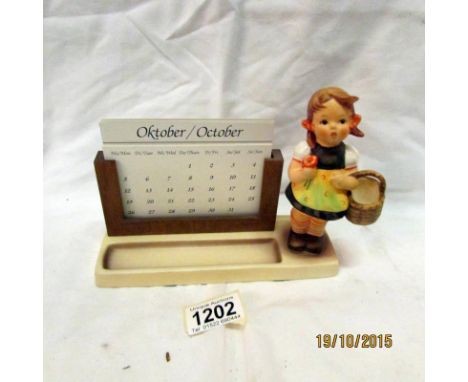 A Goebel M I Hummel sister perpetual calendar