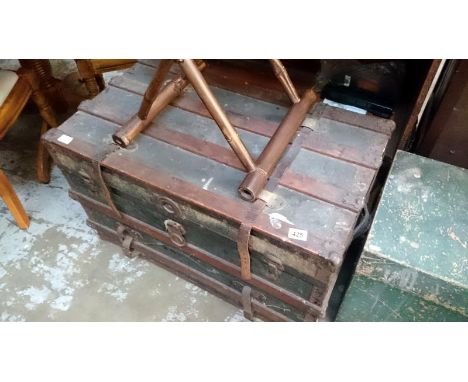 An old cabin trunk