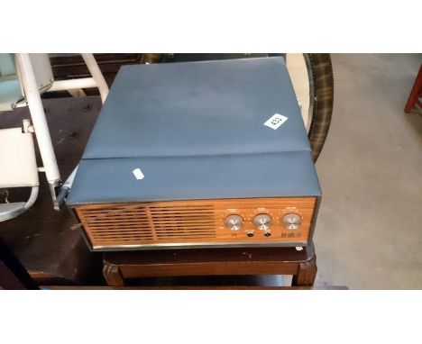A vintage record player